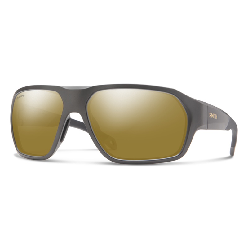 Smith Deckboss Sunglasses - Matte Gravy / ChromaPop Polarized Bronze Mirror Lens
