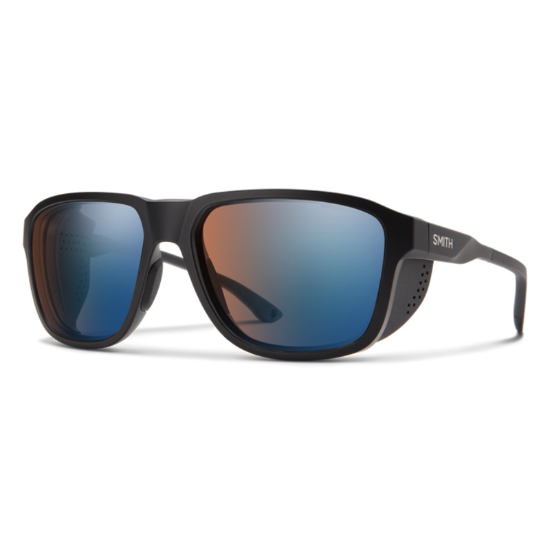 Smith Embark Sunglasses - Matte Black Frame / ChromaPop Glacier Photochromic Copper Blue Mirror Lens