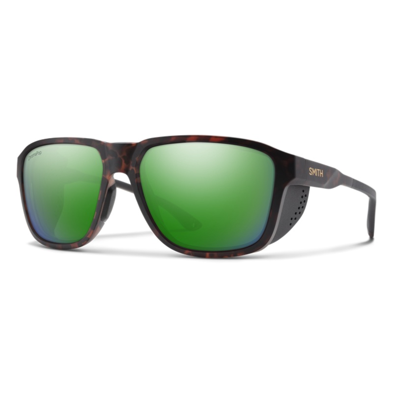 Smith Embark Sunglasses - Matte Tortoise / ChromaPop Polarized Green Mirror Lens