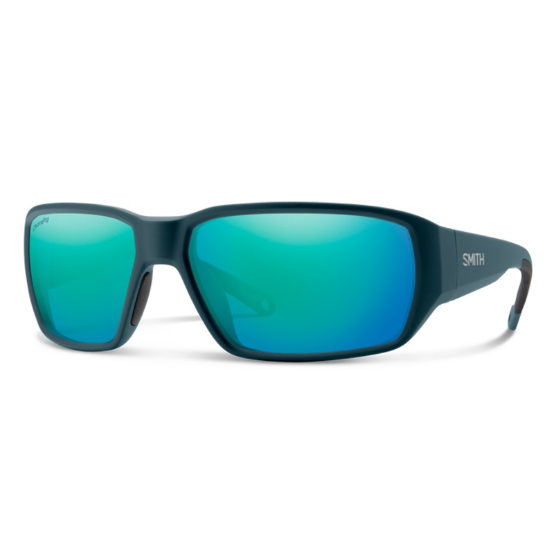 Smith Hookset Sunglasses - Matte Pacific Frame / ChromaPop Glass Polarized Opal Mirror