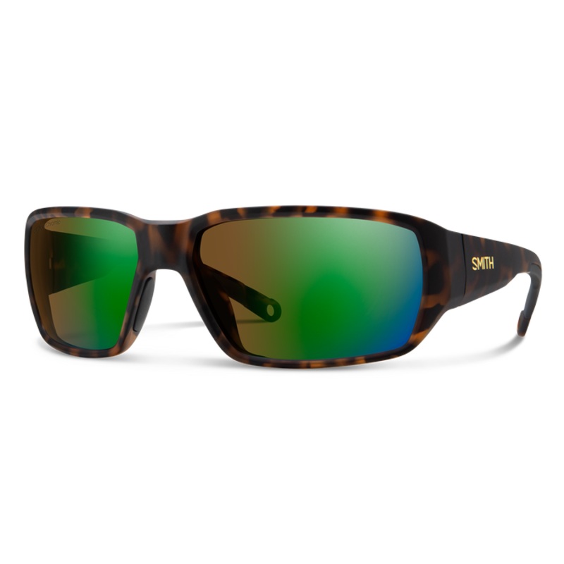 Smith Hookset Sunglasses - Matte Tortoise Frame | ChromaPop Glass Polarchromic Brown Green Mirror Lens