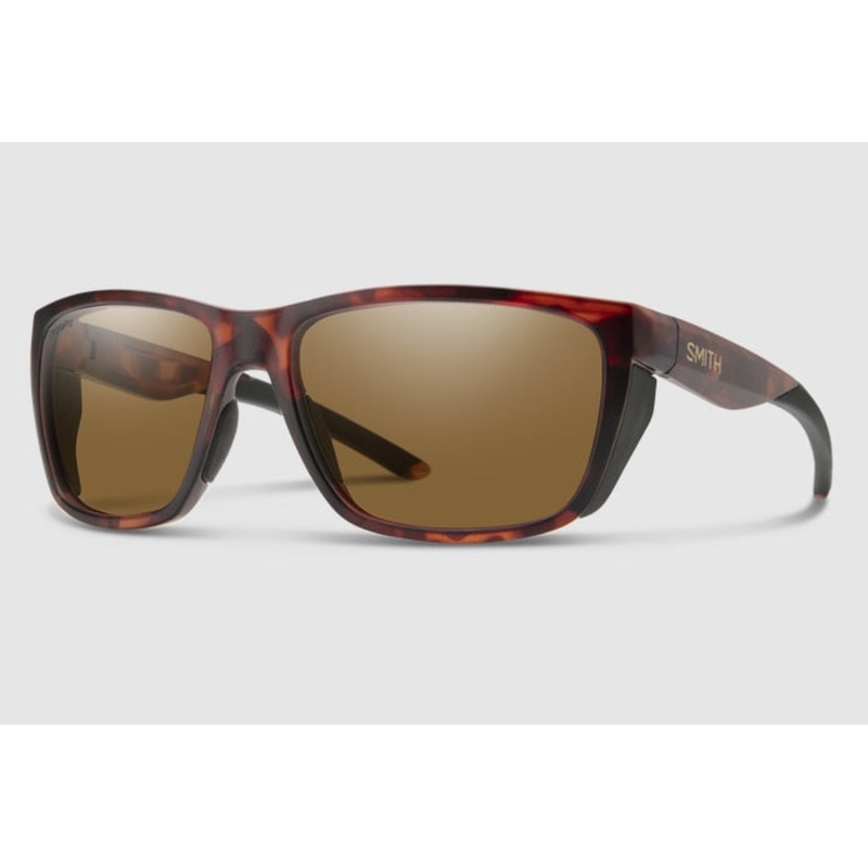 Smith Longfin Sunglasses - Matte Tortoise / ChromaPop Glass Polarized Brown