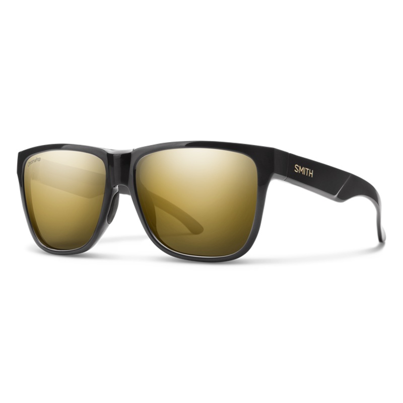 Smith Lowdown XL 2 Sunglasses - Black Gold / ChromaPop Polarized Black Gold Lens