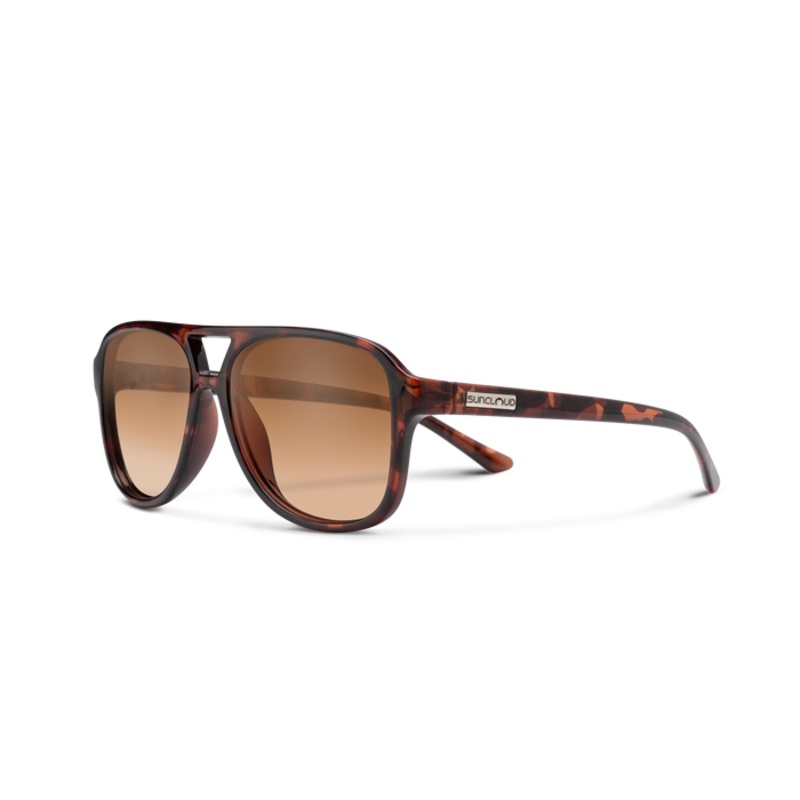 Suncloud Sandy Sunglasses - Tortoise | Polarized Brown Gradient Lens