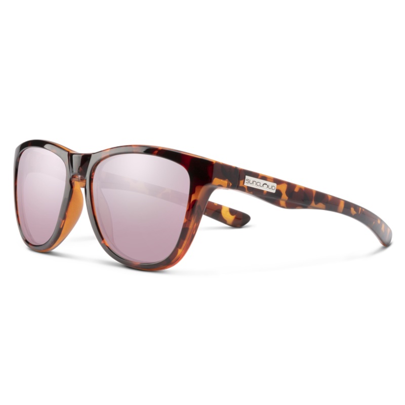 Suncloud Topsail Sunglasses - Tortoise | Polar Pink Gold Mirror