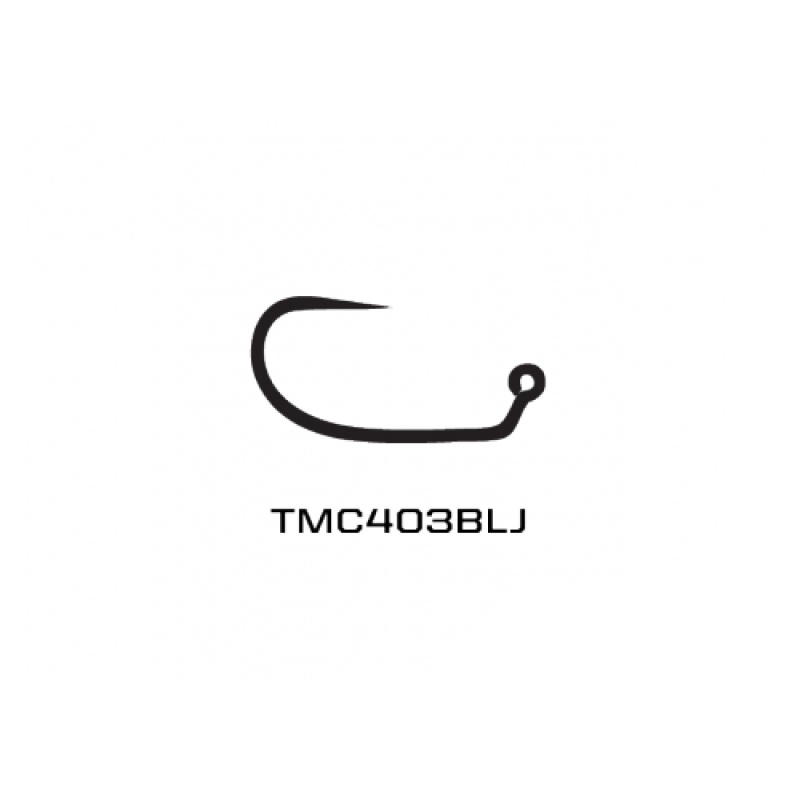 Tiemco 403BLJ Barbless Jig Nymph Hooks - 25 Pack