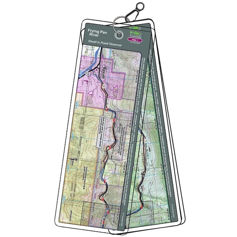 Troutmap River Maps Colorado - Frying Pan River
