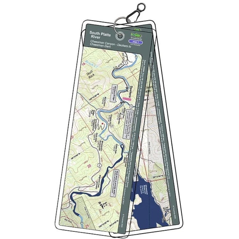 Troutmap River Maps Colorado - South Platte River