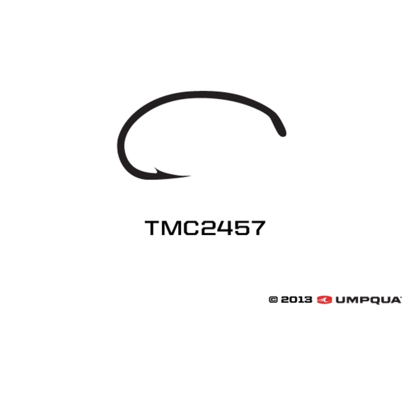 Tiemco 2457 Caddis Pupa / Scud Hooks - 25 Pack