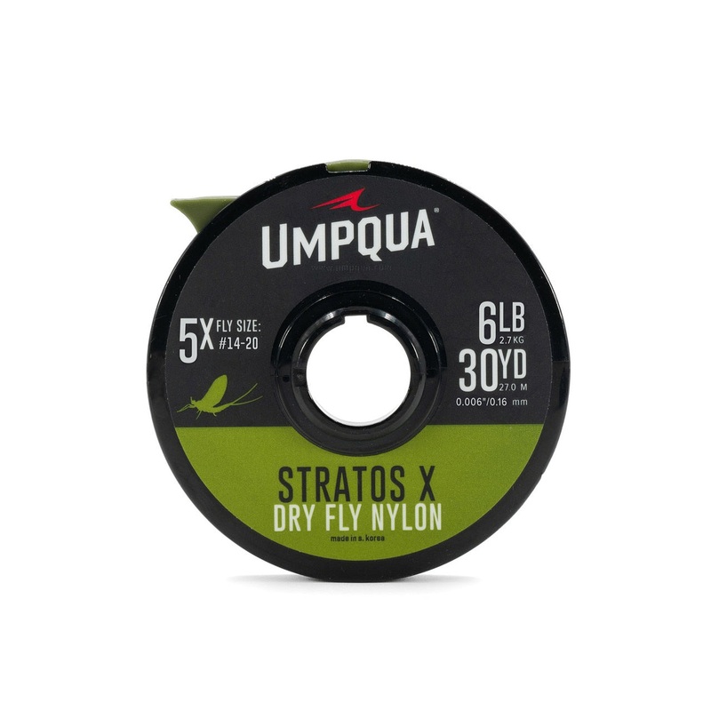 Umpqua Stratos X - Dry Fly Nylon Camo Tippet