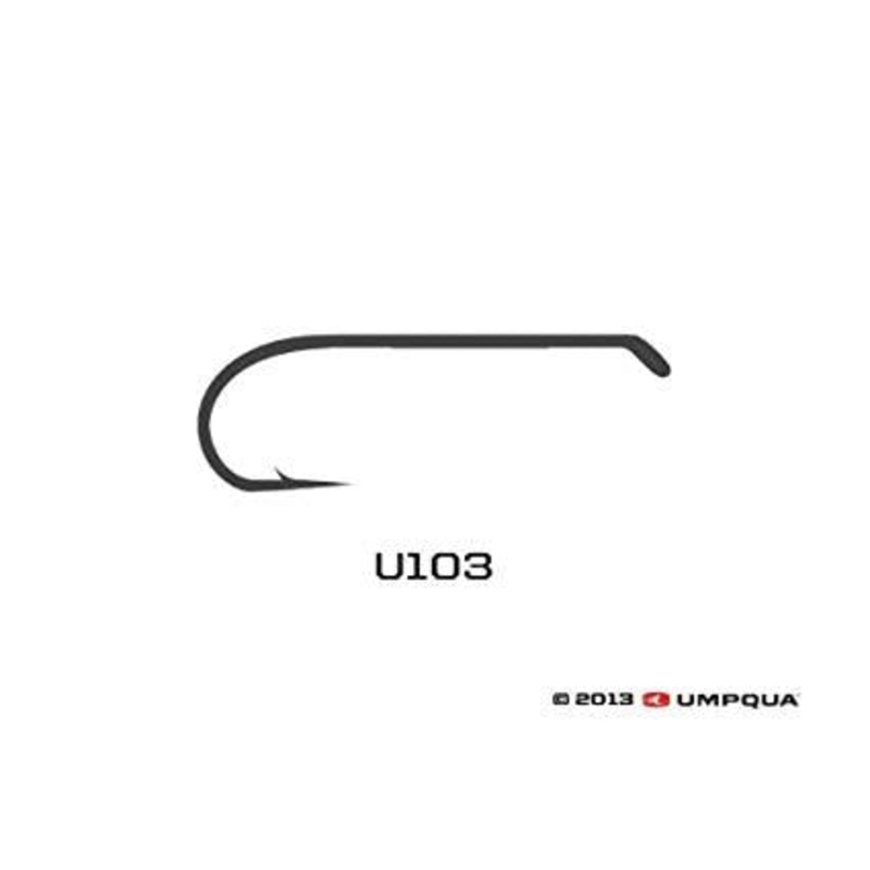 Umpqua U-Series U103 Nymph /Streamer Hooks - 50 Pack