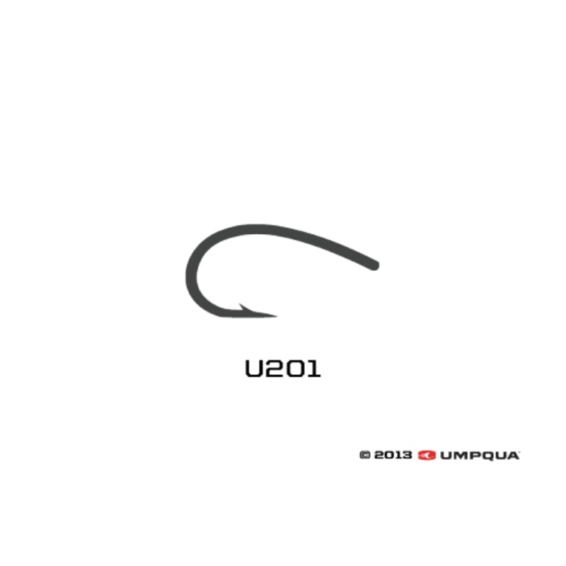 Umpqua U-Series U201 Curved Scud / Pupae Hooks - 50 Pack