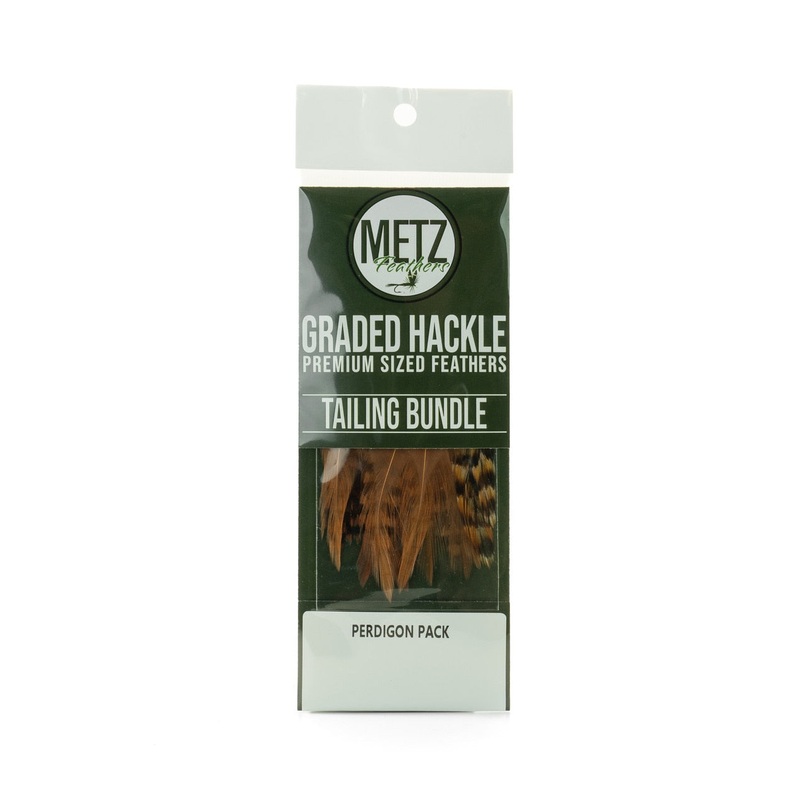 Metz Feathers Hackle Tailing Bundle 3PK