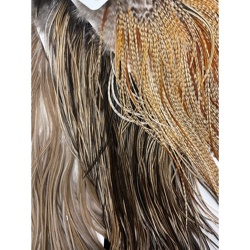 Whiting Farms Heritage Hackle Rooster Saddle - Grade 3