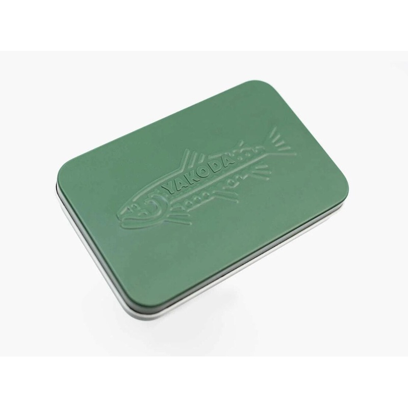 Yakoda Supply Slim Tin - Olive / White