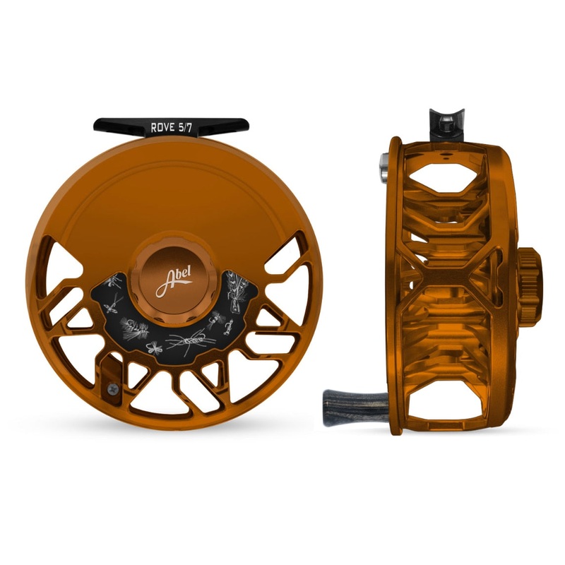Abel ROVE 5/7 Fly Reel - Bronze / Bronze Drag Knob - Freshwater Drag Plate & Ebony Handle