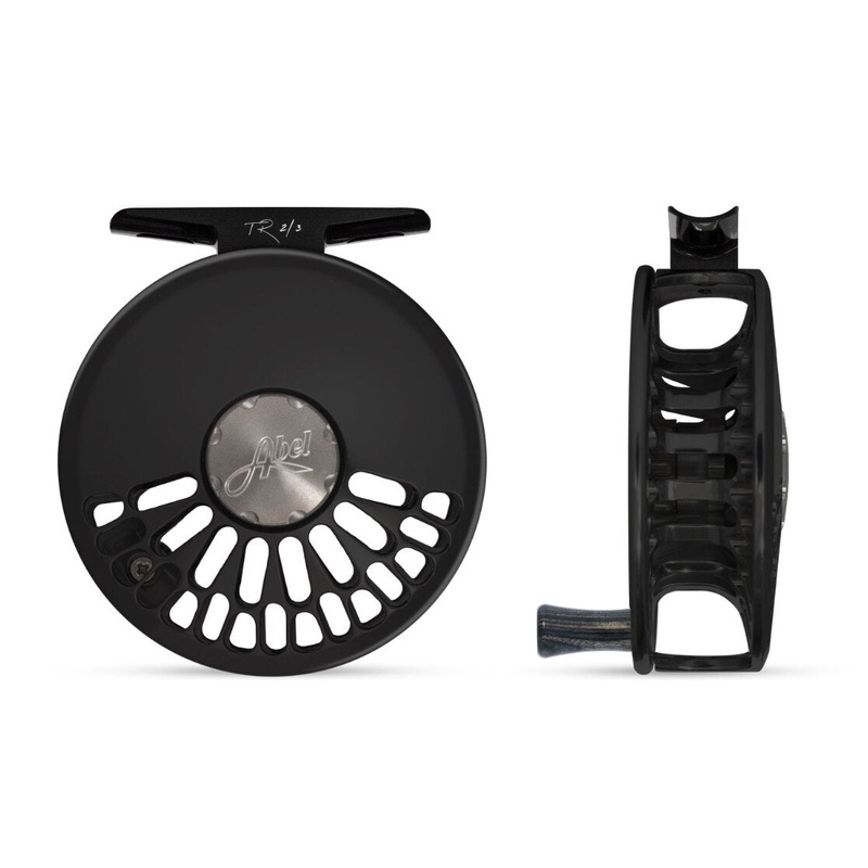Abel TR 2/3 Fly Reel - Black with Ebony Handle
