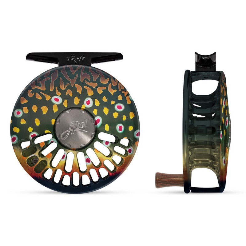 Abel TR 4/5 Fly Reel - Native Brook Finish & Rosewood Handle