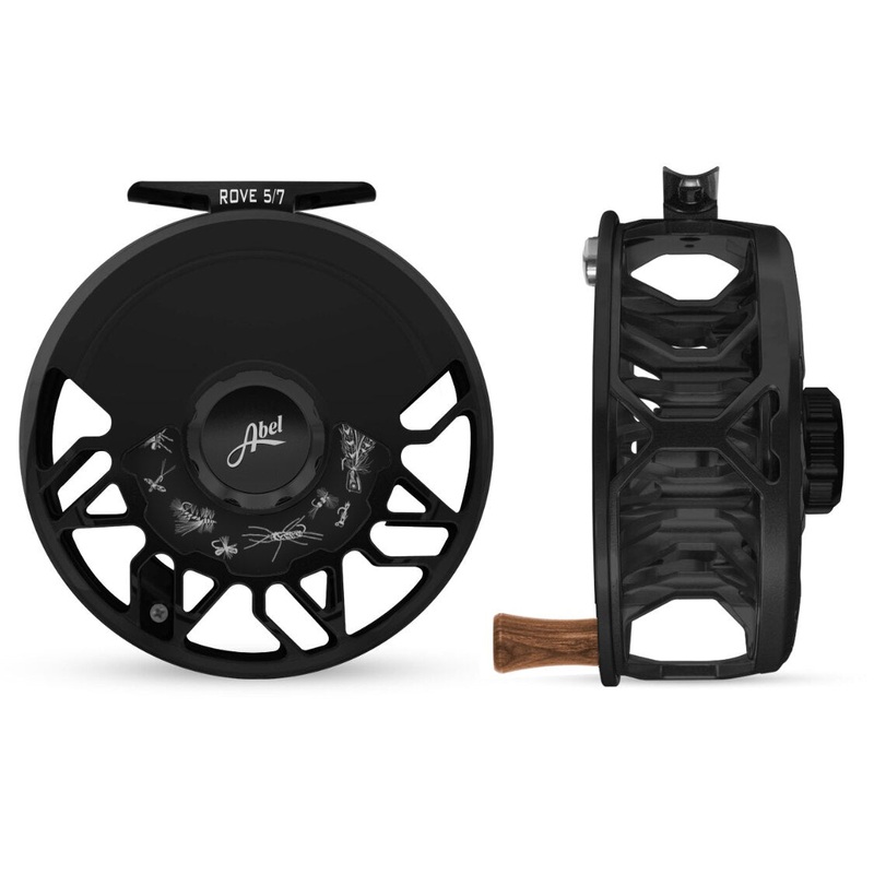 Abel ROVE 5/7 Fly Reel - Black Reel Finish / Black Drag Knob - Freshwater Drag Plate & Walnut Handle