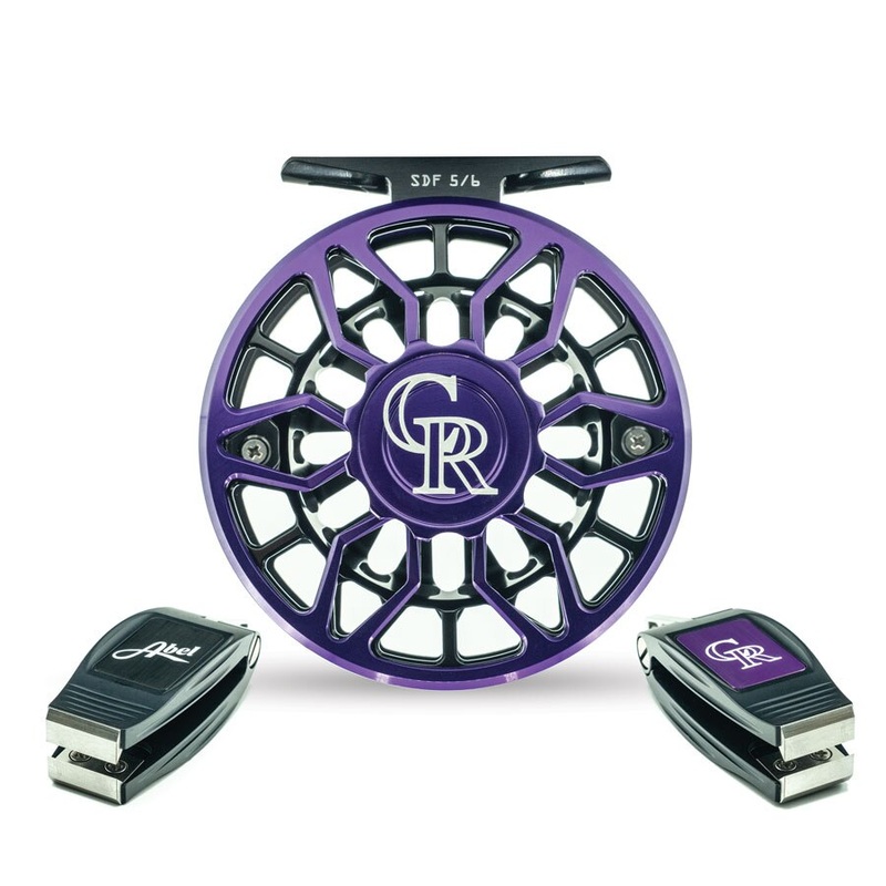 Abel SDF 5/6 Reel - MLB Edition - Colorado Rockies With MLB Edition Colorado Rockies Nipper