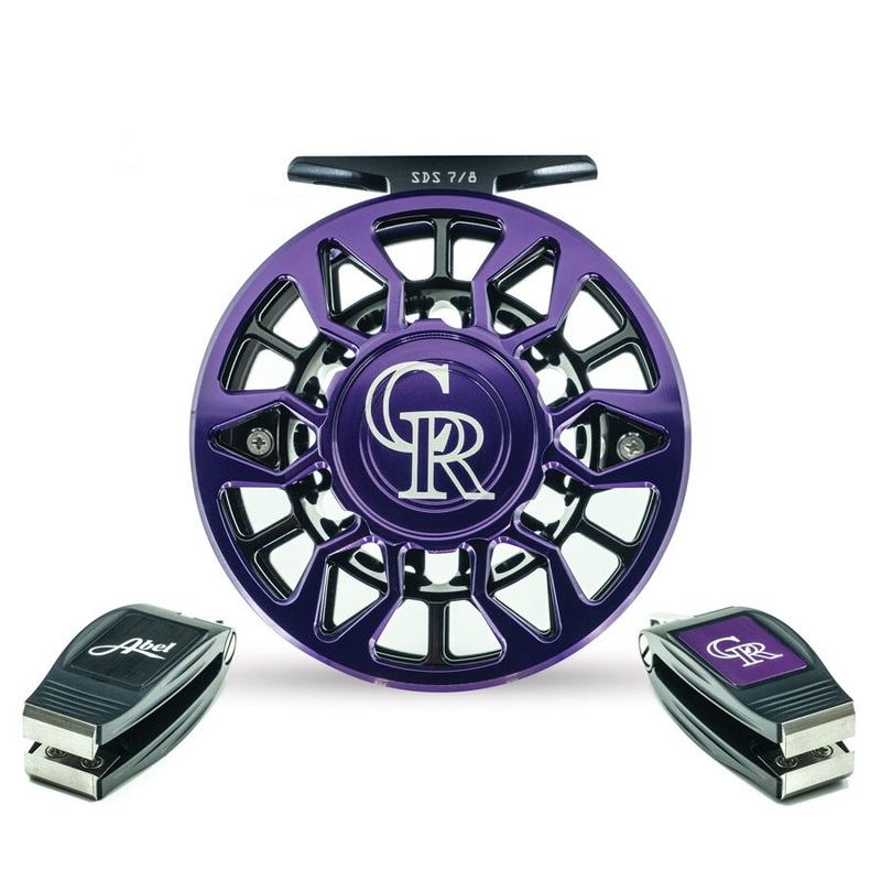 Abel SDS 7/8 Reel - MLB Edition - Colorado Rockies With MLB Edition Colorado Rockies Nipper