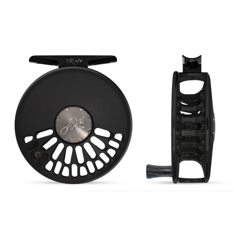 Abel TR 4/5 Fly Reel - Black with Ebony Handle