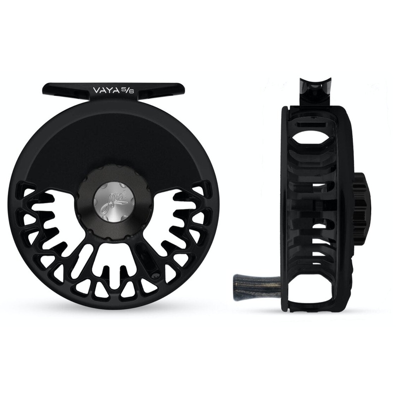 Abel Vaya 5/6 Fly Reel - Black / Black Drag Knob & Ebony Handle