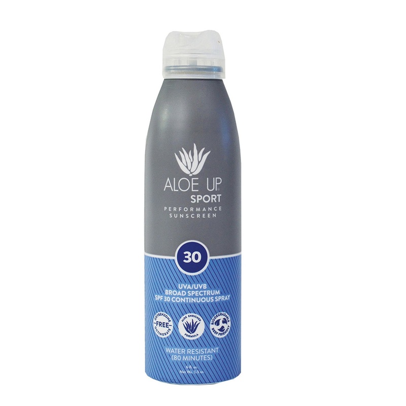 Aloe Up Sport SPF 30 Continuous Spray Sunscreen 6 OZ