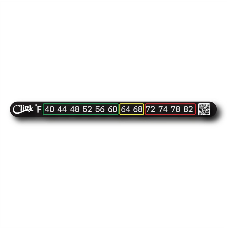 Cling - Temperature Tape - Stick on Thermometer