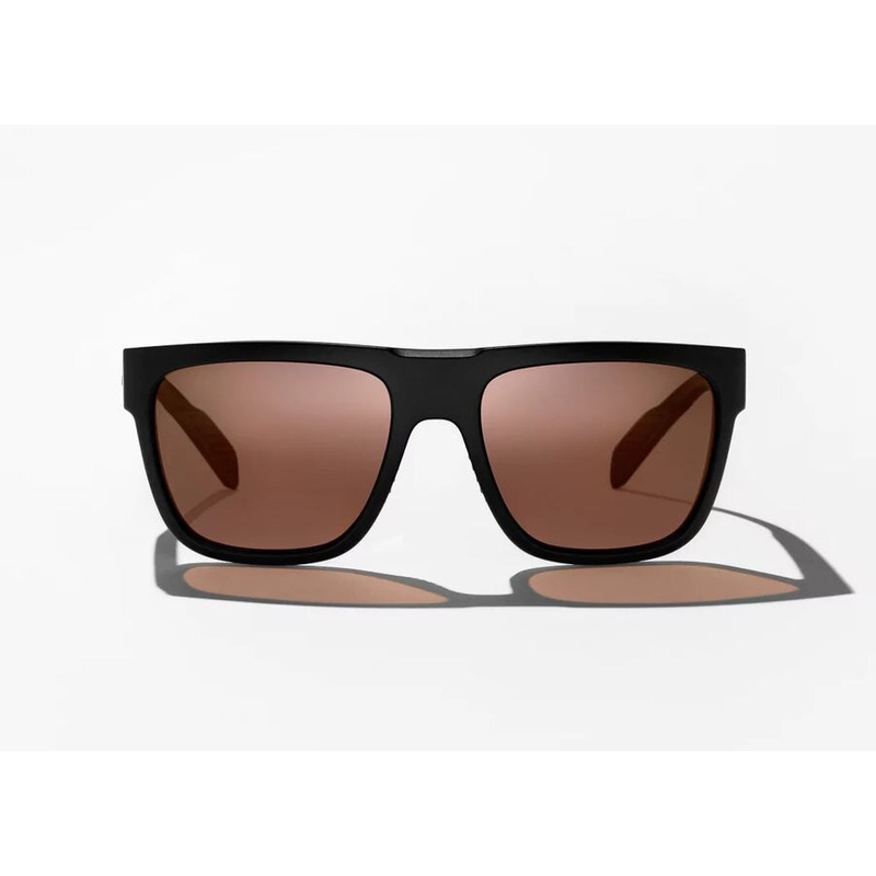 Bajo Caballo Sunglasses - Black Matte Frame / Copper Glass Lens
