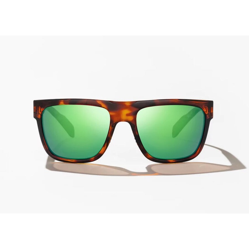 Bajo Caballo Sunglasses - Brown Tort Gloss Frame / Green Mirror Polycarbonate Lens