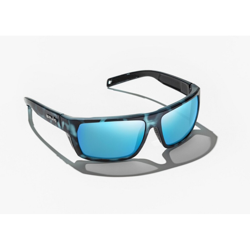 Bajo Palometa Sunglasses - Blue Tort Matte Frame / Blue Mirror Polycarbonate Lens