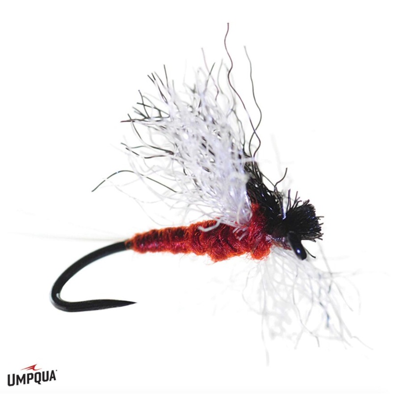 Hi-Vis Rusty Spinner - Umpqua Fly