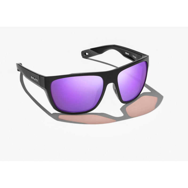 Bajo Las Rocas Sunglasses - Black Matte Frame / Green Mirror Lens - Readers +2.5