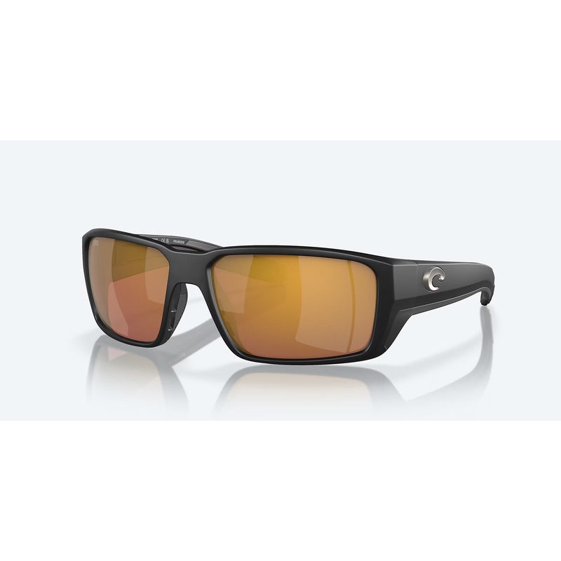 Costa Del Mar Fantail Pro - Matte Black Frame / Gold Mirror Polarized Glass 580G Lens