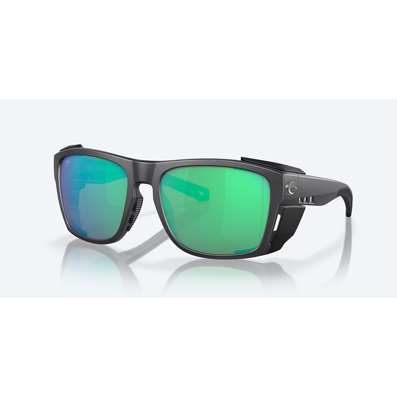 Costa Del Mar King Tide 6 Sunglasses - Black Pearl Frame / Green Mirror Polarized Glass 580G Lens