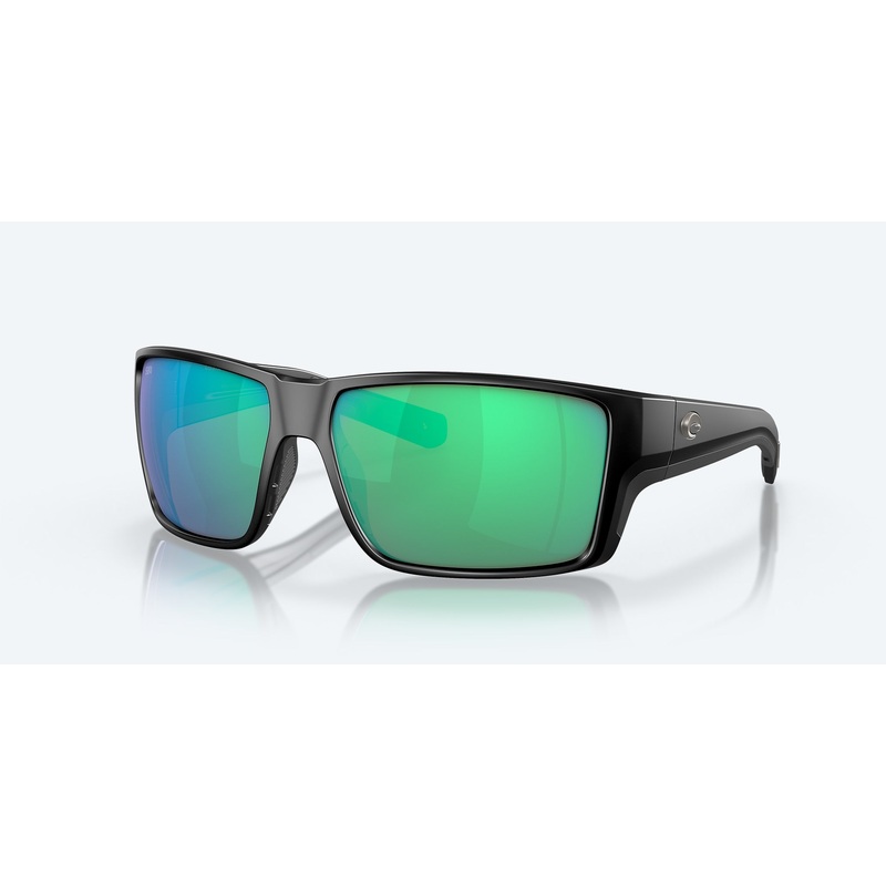 Costa Del Mar Reefton Pro Sunglasses - Black / Green Mirror 580G
