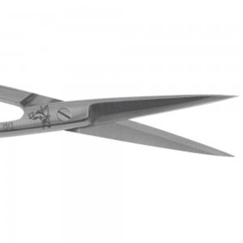 Dr. Slick Black Loop Tungsten Carbide Arrow Scissor - 3.5 Inc