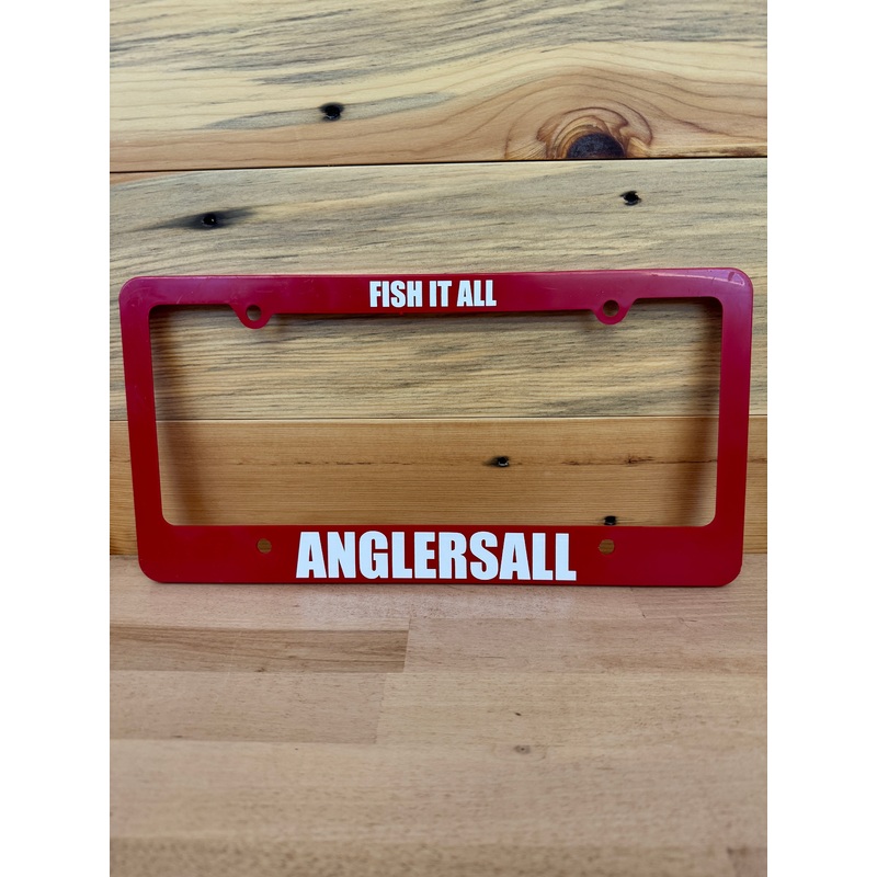 Fish It All License Plate Frame