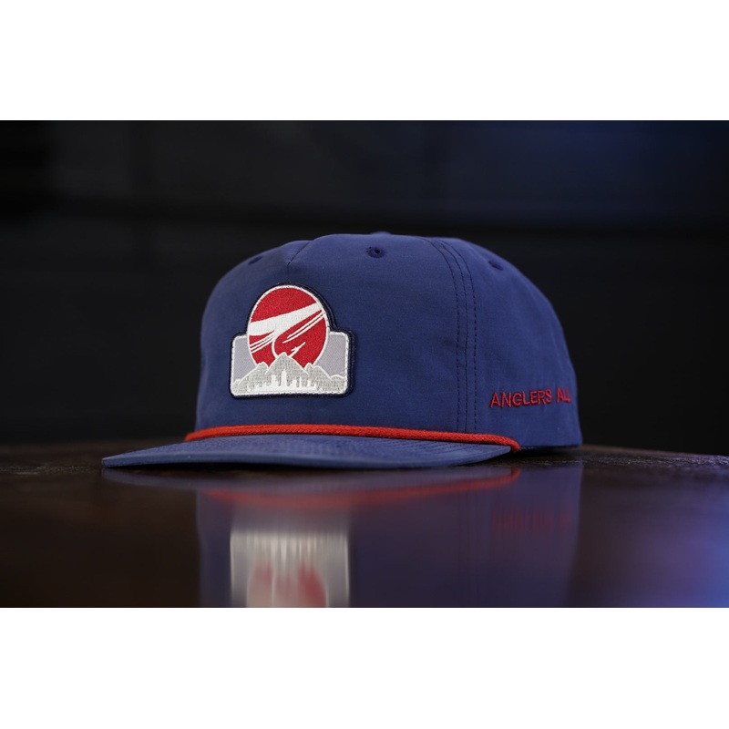 Skyline Patch Rope Hat - Navy