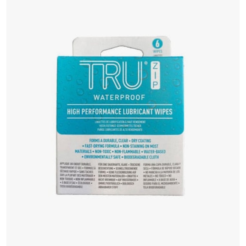 Fishpond TruZip Lubricant Wipes - 6 Pack