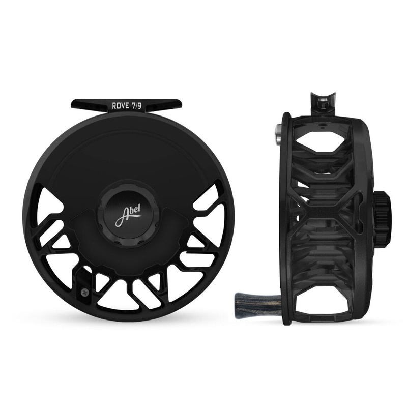 Abel ROVE 7/9 Fly Reel - Black / Black Drag Knob + Black Drag Plate & Ebony Handle