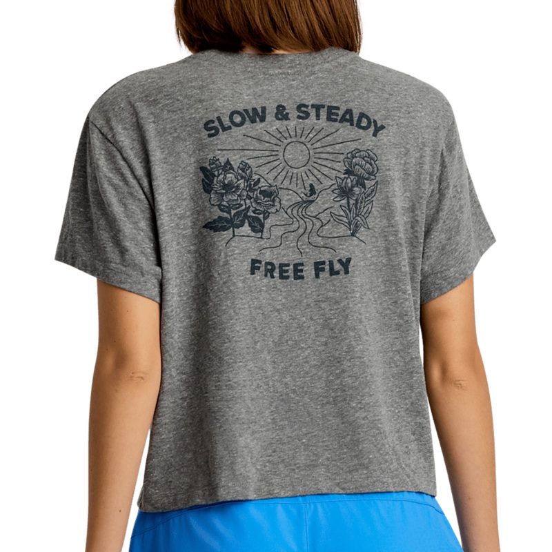 Free Fly Apparel Women's Slow & Steady Meadow Tee