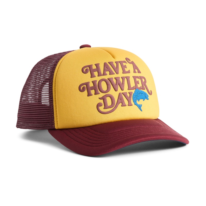 Howler Brothers Foam Dome - Have a Howler Day : Gold / Maroon
