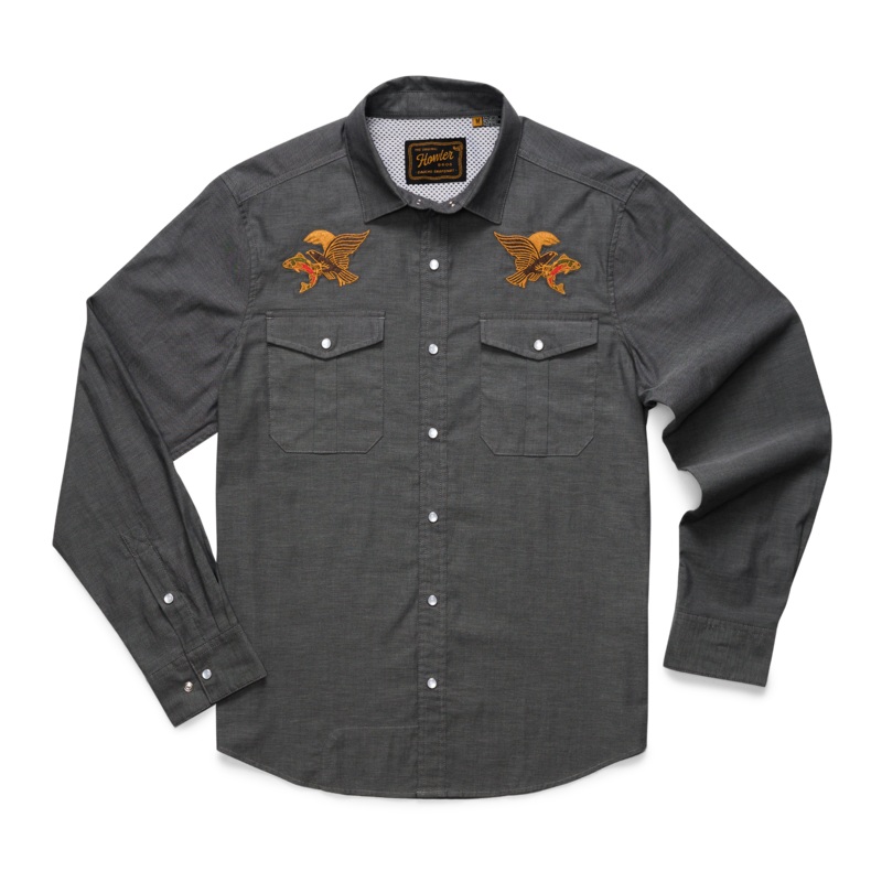 Howler Brothers Gaucho Snapshirt - Osprey Prey