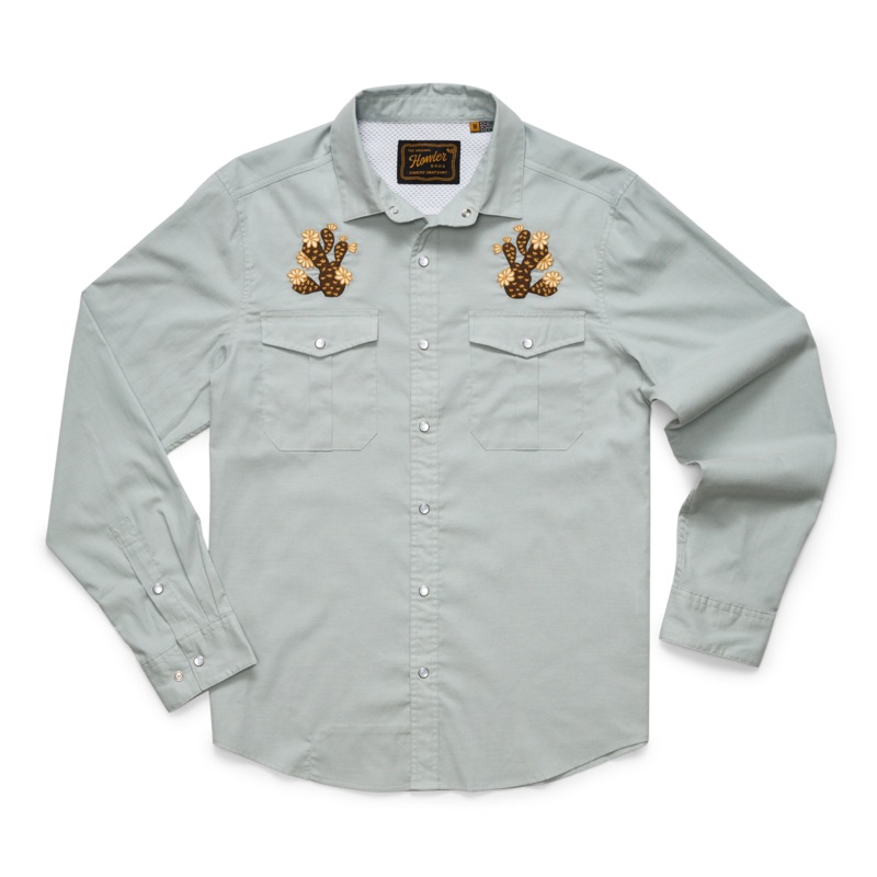Howler Brothers Gaucho Snapshirt - Prickly Pears