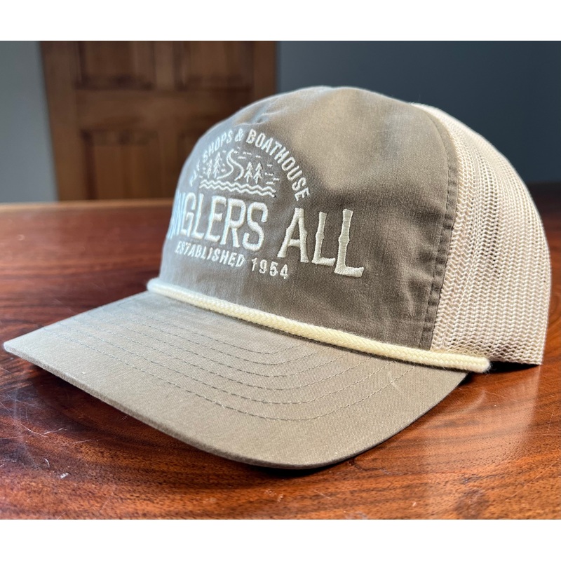 Richardson Mesh Hat - 939 Light Loden - Stitched Logo
