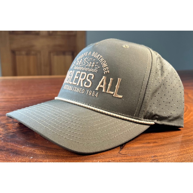 Richardson Rope Hat - 355 Dark Loden w/ Tan/Grey Rope - Stitched Logo