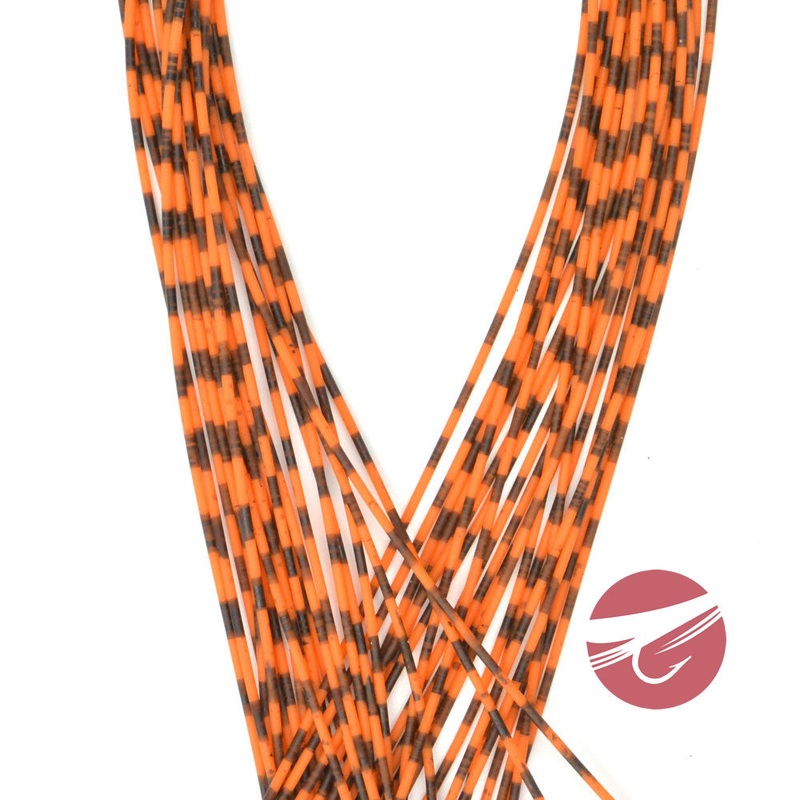 Hareline Grizzly Barred Rubber Legs - Medium