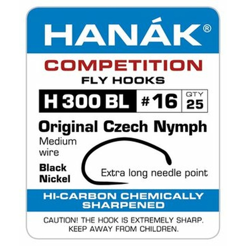Hanak Competition Fly Hooks - Model 300 BL Original Czech Nymph